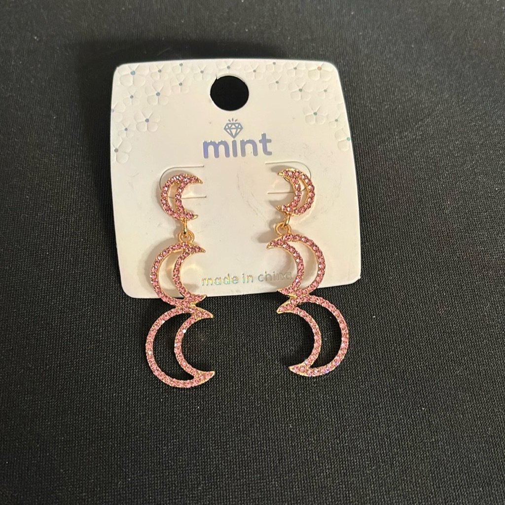 Pink Crystal Moons By Mint